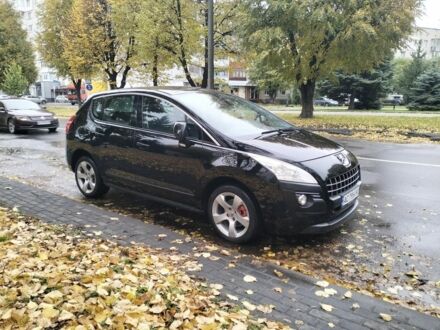 Черный Пежо 3008, объемом двигателя 1.6 л и пробегом 187 тыс. км за 8399 $, фото 1 на Automoto.ua