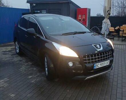 Черный Пежо 3008, объемом двигателя 1.6 л и пробегом 314 тыс. км за 7600 $, фото 1 на Automoto.ua