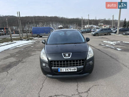 Чорний Пежо 3008, об'ємом двигуна 1.56 л та пробігом 245 тис. км за 8500 $, фото 1 на Automoto.ua