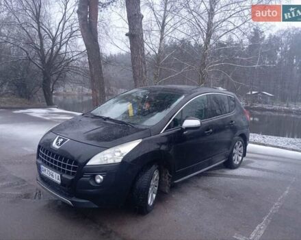 Черный Пежо 3008, объемом двигателя 1.6 л и пробегом 255 тыс. км за 7800 $, фото 1 на Automoto.ua
