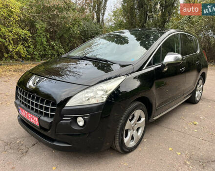 Черный Пежо 3008, объемом двигателя 1.6 л и пробегом 211 тыс. км за 8400 $, фото 1 на Automoto.ua