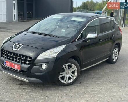 Чорний Пежо 3008, об'ємом двигуна 2 л та пробігом 221 тис. км за 11200 $, фото 1 на Automoto.ua