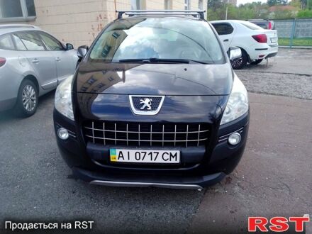Черный Пежо 3008, объемом двигателя 1.6 л и пробегом 130 тыс. км за 8300 $, фото 1 на Automoto.ua