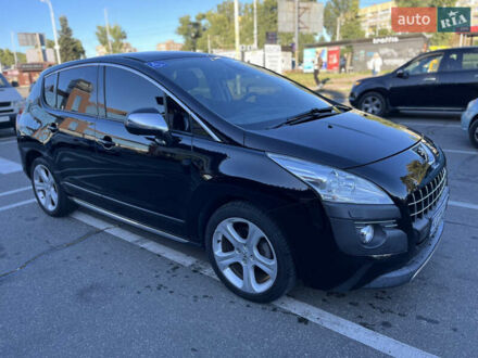 Черный Пежо 3008, объемом двигателя 1.6 л и пробегом 179 тыс. км за 8300 $, фото 1 на Automoto.ua