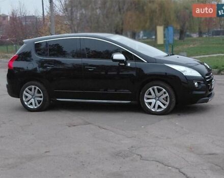 Черный Пежо 3008, объемом двигателя 2 л и пробегом 229 тыс. км за 8999 $, фото 1 на Automoto.ua