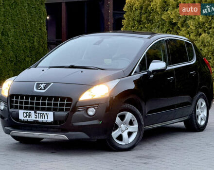 Черный Пежо 3008, объемом двигателя 1.6 л и пробегом 194 тыс. км за 9500 $, фото 1 на Automoto.ua