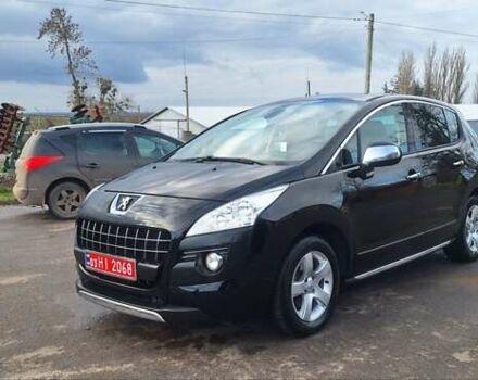 Чорний Пежо 3008, об'ємом двигуна 2 л та пробігом 197 тис. км за 11950 $, фото 1 на Automoto.ua