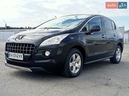 Черный Пежо 3008, объемом двигателя 1.6 л и пробегом 196 тыс. км за 9200 $, фото 1 на Automoto.ua