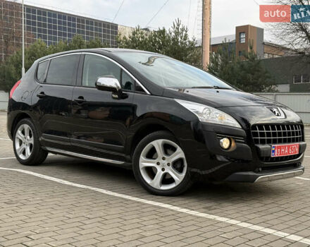 Черный Пежо 3008, объемом двигателя 2 л и пробегом 191 тыс. км за 12600 $, фото 1 на Automoto.ua