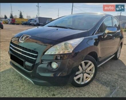 Чорний Пежо 3008, об'ємом двигуна 2 л та пробігом 215 тис. км за 9500 $, фото 1 на Automoto.ua