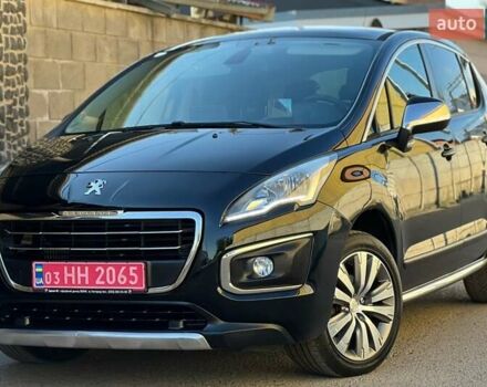 Черный Пежо 3008, объемом двигателя 1.6 л и пробегом 190 тыс. км за 12999 $, фото 1 на Automoto.ua