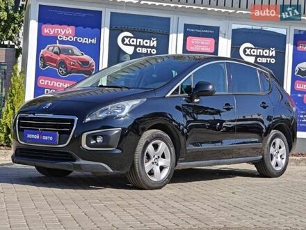 Чорний Пежо 3008, об'ємом двигуна 1.56 л та пробігом 179 тис. км за 11500 $, фото 1 на Automoto.ua
