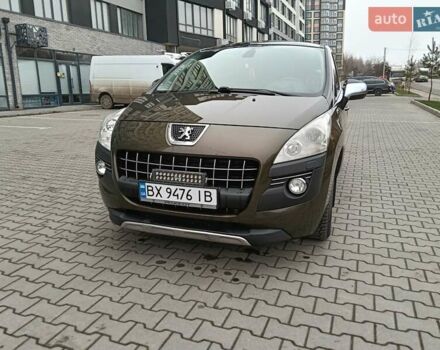 Коричневый Пежо 3008, объемом двигателя 1.56 л и пробегом 208 тыс. км за 8800 $, фото 5 на Automoto.ua