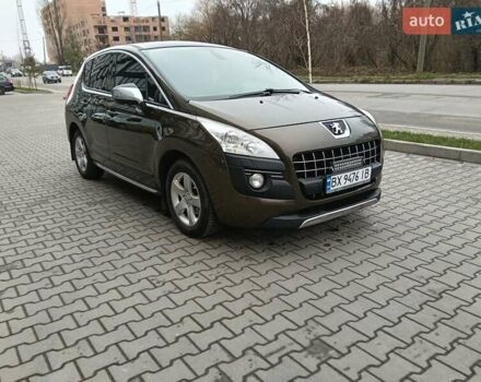 Коричневый Пежо 3008, объемом двигателя 1.56 л и пробегом 208 тыс. км за 8800 $, фото 3 на Automoto.ua