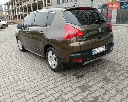 Коричневый Пежо 3008, объемом двигателя 1.56 л и пробегом 208 тыс. км за 8800 $, фото 7 на Automoto.ua