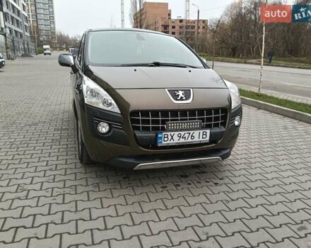 Коричневый Пежо 3008, объемом двигателя 1.56 л и пробегом 208 тыс. км за 8800 $, фото 4 на Automoto.ua