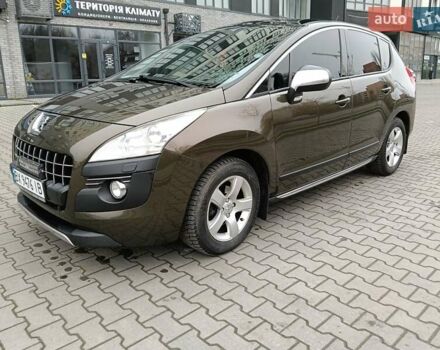 Коричневый Пежо 3008, объемом двигателя 1.56 л и пробегом 208 тыс. км за 8800 $, фото 1 на Automoto.ua