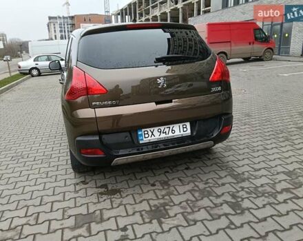 Коричневый Пежо 3008, объемом двигателя 1.56 л и пробегом 208 тыс. км за 8800 $, фото 6 на Automoto.ua