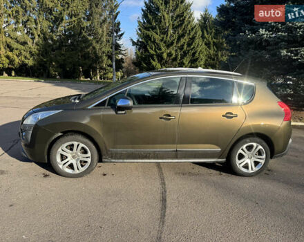 Коричневый Пежо 3008, объемом двигателя 1.6 л и пробегом 192 тыс. км за 6499 $, фото 1 на Automoto.ua