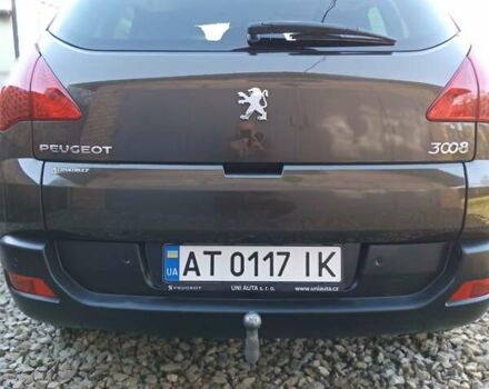 Коричневый Пежо 3008, объемом двигателя 1.56 л и пробегом 233 тыс. км за 8650 $, фото 1 на Automoto.ua