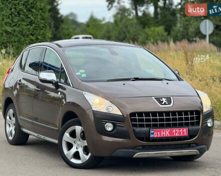 Коричневый Пежо 3008, объемом двигателя 1.6 л и пробегом 222 тыс. км за 9350 $, фото 1 на Automoto.ua
