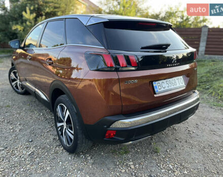 Коричневый Пежо 3008, объемом двигателя 1.56 л и пробегом 123 тыс. км за 17700 $, фото 8 на Automoto.ua