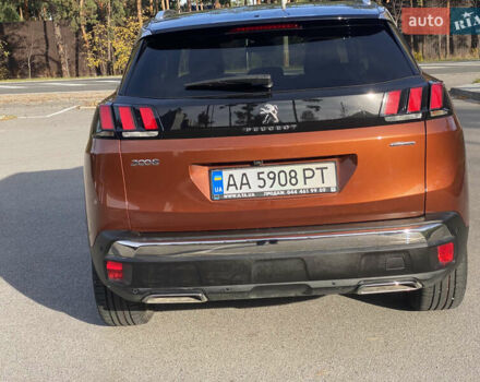 Коричневый Пежо 3008, объемом двигателя 2 л и пробегом 157 тыс. км за 22999 $, фото 2 на Automoto.ua
