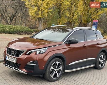 Коричневый Пежо 3008, объемом двигателя 1.56 л и пробегом 173 тыс. км за 18500 $, фото 1 на Automoto.ua