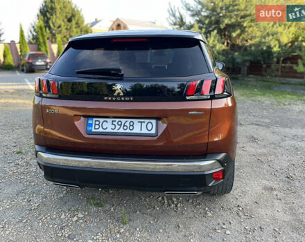 Коричневый Пежо 3008, объемом двигателя 1.56 л и пробегом 123 тыс. км за 17700 $, фото 7 на Automoto.ua