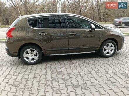 Коричневый Пежо 3008, объемом двигателя 1.56 л и пробегом 208 тыс. км за 8800 $, фото 1 на Automoto.ua