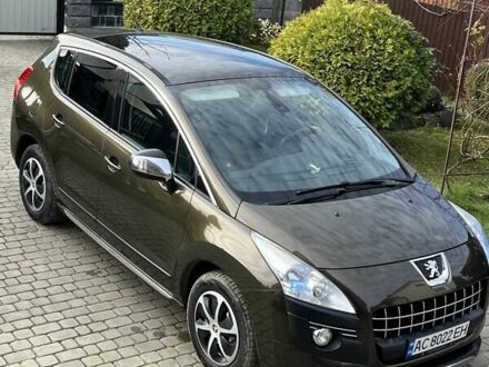 Коричневый Пежо 3008, объемом двигателя 1.6 л и пробегом 298 тыс. км за 7950 $, фото 1 на Automoto.ua