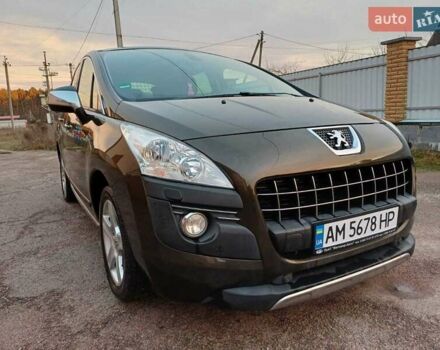 Коричневый Пежо 3008, объемом двигателя 1.6 л и пробегом 195 тыс. км за 10400 $, фото 1 на Automoto.ua