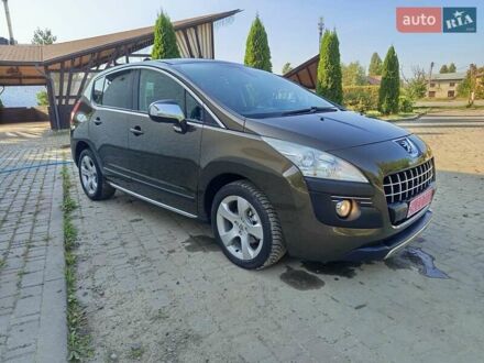 Коричневый Пежо 3008, объемом двигателя 1.6 л и пробегом 260 тыс. км за 8950 $, фото 1 на Automoto.ua