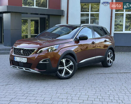 Коричневий Пежо 3008, об'ємом двигуна 2 л та пробігом 92 тис. км за 22450 $, фото 1 на Automoto.ua