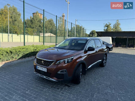 Коричневый Пежо 3008, объемом двигателя 2 л и пробегом 140 тыс. км за 23000 $, фото 1 на Automoto.ua