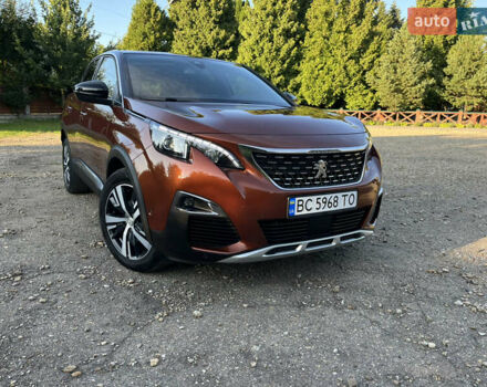 Коричневый Пежо 3008, объемом двигателя 1.56 л и пробегом 123 тыс. км за 17700 $, фото 1 на Automoto.ua