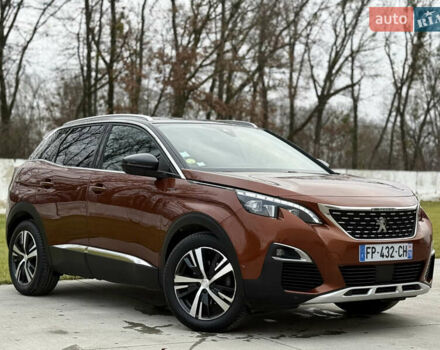Коричневый Пежо 3008, объемом двигателя 1.5 л и пробегом 192 тыс. км за 20599 $, фото 1 на Automoto.ua