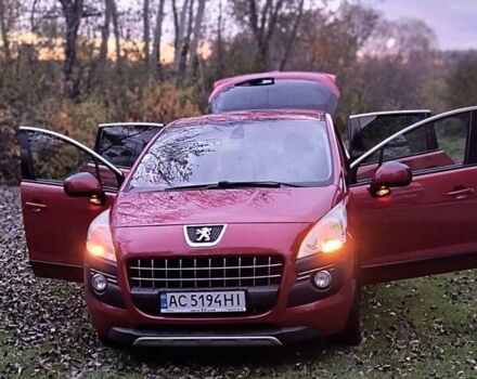 Красный Пежо 3008, объемом двигателя 1.6 л и пробегом 241 тыс. км за 8800 $, фото 6 на Automoto.ua