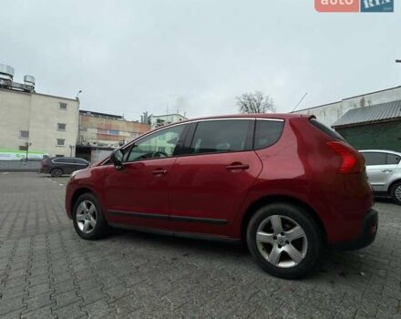 Красный Пежо 3008, объемом двигателя 1.6 л и пробегом 190 тыс. км за 7400 $, фото 1 на Automoto.ua