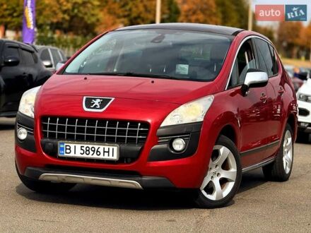 Красный Пежо 3008, объемом двигателя 1.6 л и пробегом 226 тыс. км за 7500 $, фото 1 на Automoto.ua