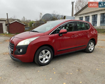 Красный Пежо 3008, объемом двигателя 1.56 л и пробегом 262 тыс. км за 8800 $, фото 1 на Automoto.ua