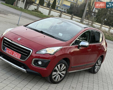 Красный Пежо 3008, объемом двигателя 1.6 л и пробегом 207 тыс. км за 12800 $, фото 1 на Automoto.ua