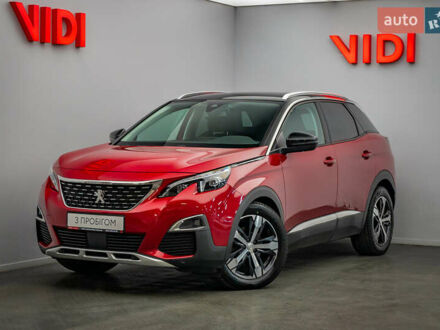 Червоний Пежо 3008, об'ємом двигуна 2 л та пробігом 126 тис. км за 21041 $, фото 1 на Automoto.ua