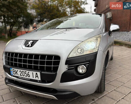 Серый Пежо 3008, объемом двигателя 2 л и пробегом 264 тыс. км за 7699 $, фото 1 на Automoto.ua