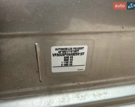 Сірий Пежо 3008, об'ємом двигуна 1.6 л та пробігом 170 тис. км за 8999 $, фото 20 на Automoto.ua
