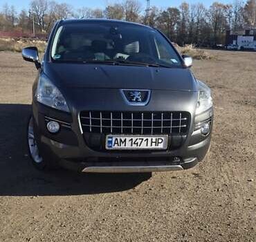 Серый Пежо 3008, объемом двигателя 1.6 л и пробегом 243 тыс. км за 9000 $, фото 2 на Automoto.ua