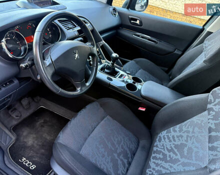 Серый Пежо 3008, объемом двигателя 1.6 л и пробегом 169 тыс. км за 7299 $, фото 12 на Automoto.ua