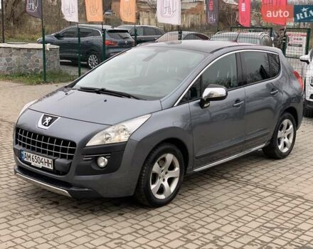 Серый Пежо 3008, объемом двигателя 1.6 л и пробегом 154 тыс. км за 9455 $, фото 1 на Automoto.ua