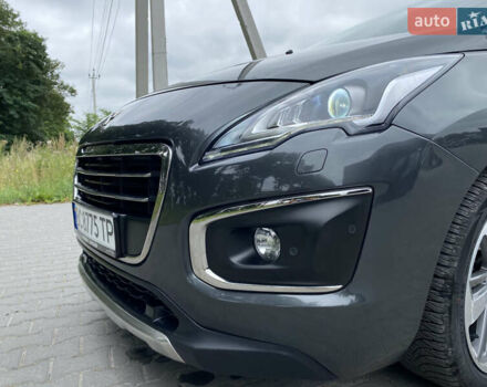 Серый Пежо 3008, объемом двигателя 2 л и пробегом 95 тыс. км за 12700 $, фото 8 на Automoto.ua