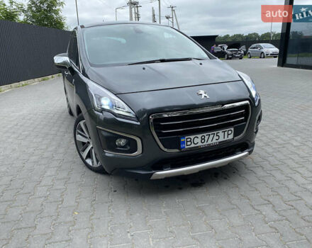 Серый Пежо 3008, объемом двигателя 2 л и пробегом 95 тыс. км за 12599 $, фото 3 на Automoto.ua